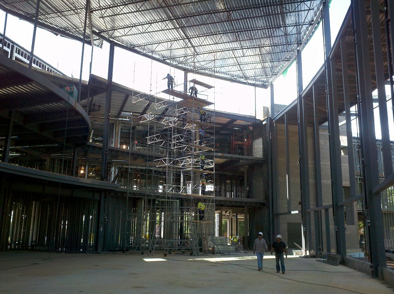 Example of a Rolling Tower Scaffolding System in Use